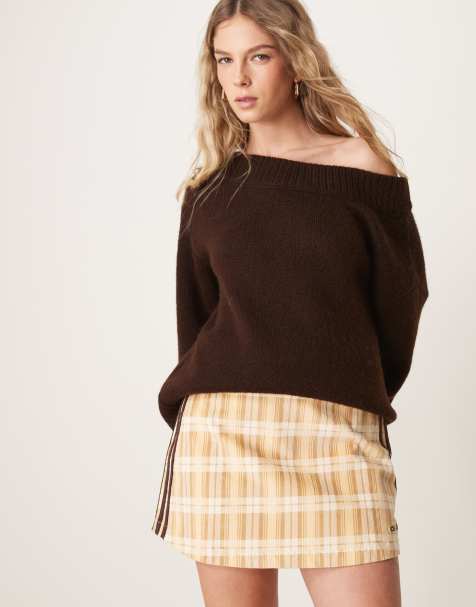 adidas Originals tartan skirt