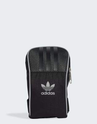 adidas Originals - Tasche für Kleinigkeiten in Schwarz /reflektierendem Silber