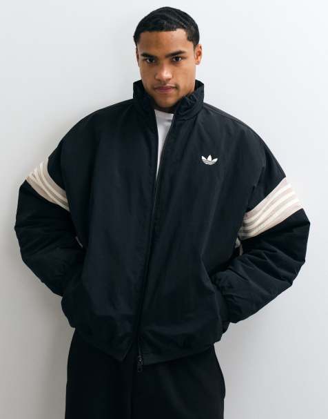 adidas Originals team jacket in black - view 1