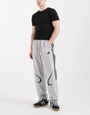 adidas Originals - Teamgeist Adicolor - Pantalon de survêtement - Gris