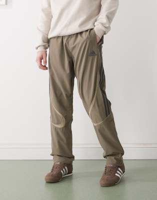 adidas Originals - Teamgeist Adicolor - Pantalon de survêtement - Marron délavé-Brown