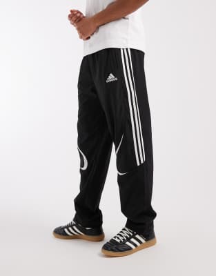 adidas Originals - Teamgeist adicolor - Pantalon de survêtement - Noir/blanc