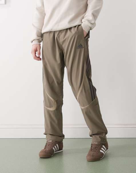 adidas Originals Teamgeist adicolor track pants in blanch brown - view 1