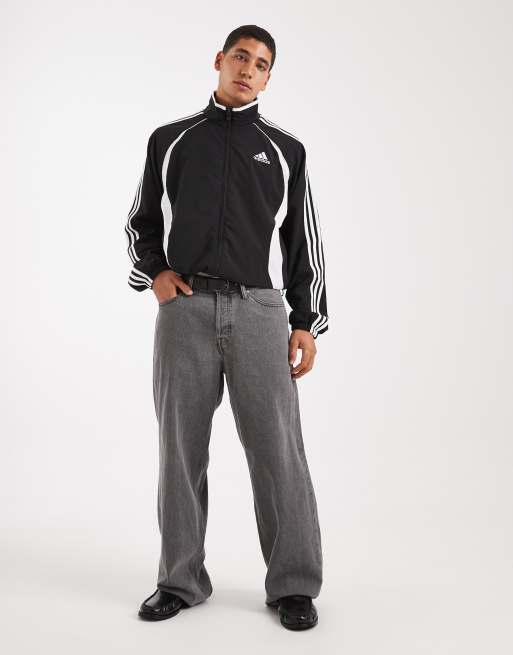 adidas Originals – Teamgeist Adicolor – Trainingsoberteil in Schwarz, 2 von 5