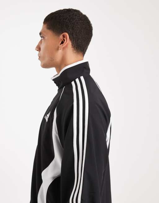 adidas Originals – Teamgeist Adicolor – Trainingsoberteil in Schwarz, 4 von 5