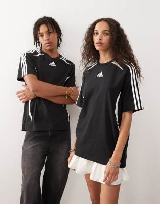 adidas Originals - Teamgeist - T-Shirt in Schwarz