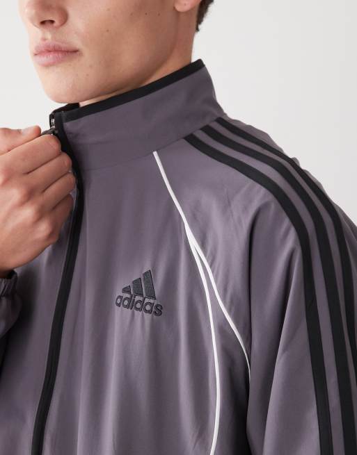 adidas Originals – Teamgeist – Trainingsoberteil in Grau und Schwarz, 5 von 5