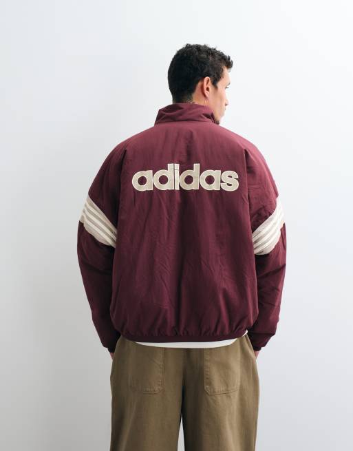 adidas Originals Teamjacke in Burgunderrot, 3 von 5