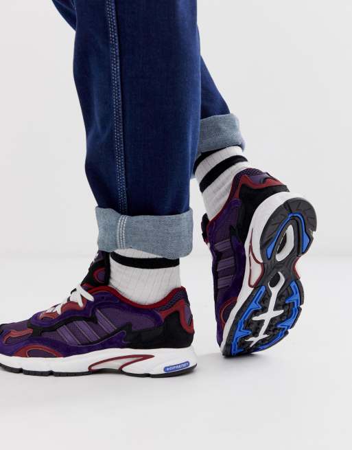 Adidas temper hot sale run blå