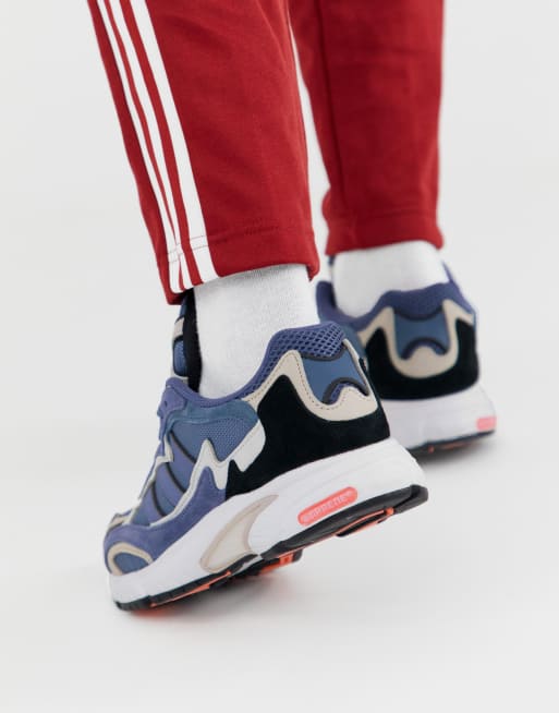 Adidas temper run on sale red white blue