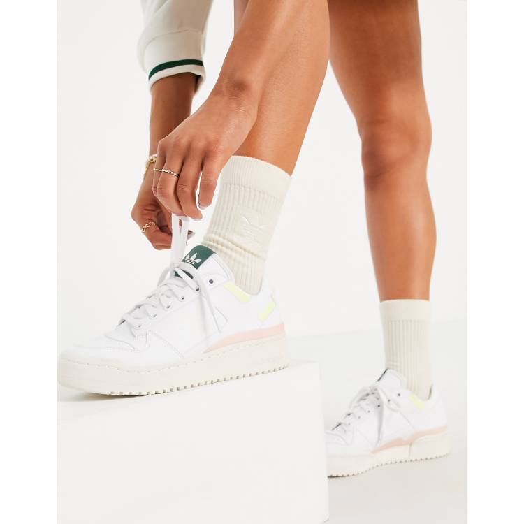 adidas Originals 'Tennis Luxe' Forum bold trainers in white ASOS