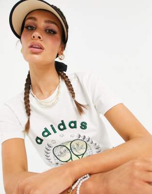 adidas tennis luxe graphic sweatshirt