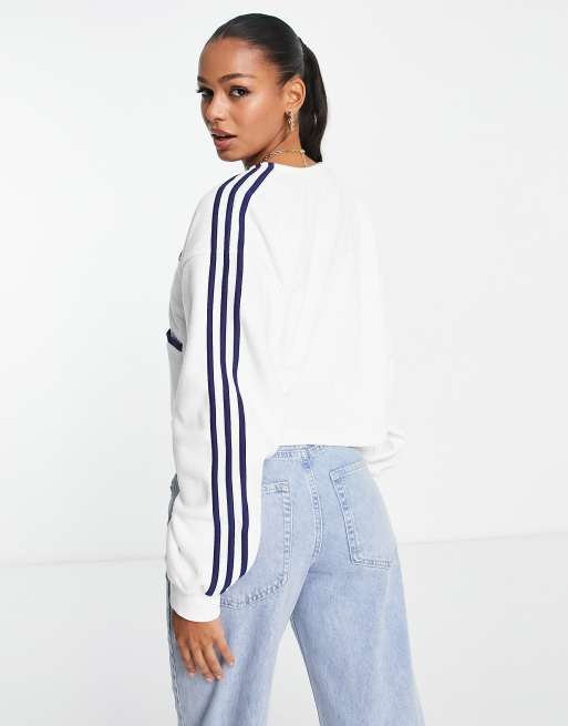 Adidas originals adibreak cropped cheap sweater