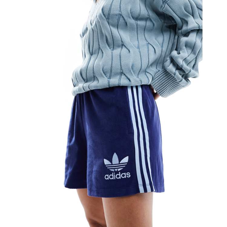 Navy blue adidas shorts clearance
