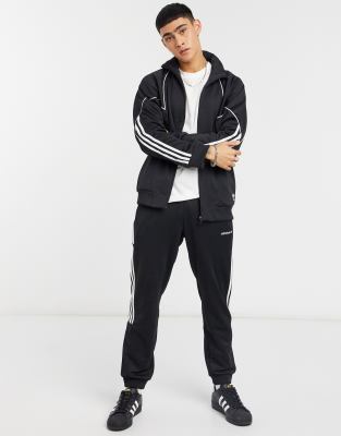 adidas originals black track jacket