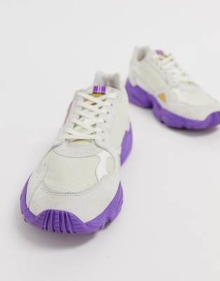 adidas falcon homme violet