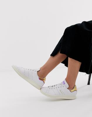 sneakers adidas bianche e oro