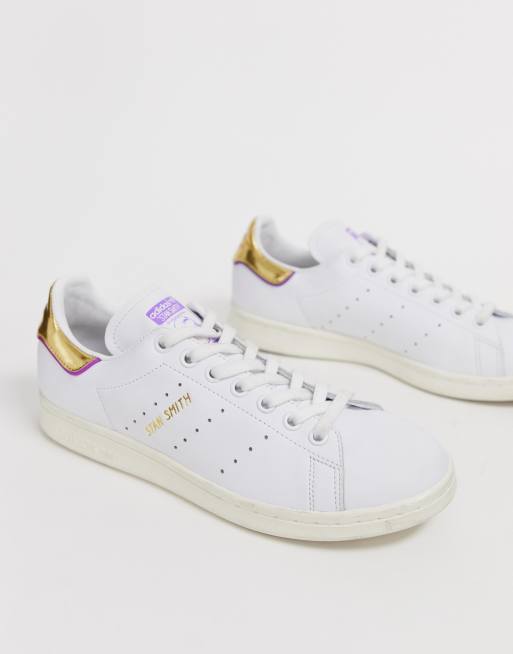 Adidas stan smith hot sale bianche e oro