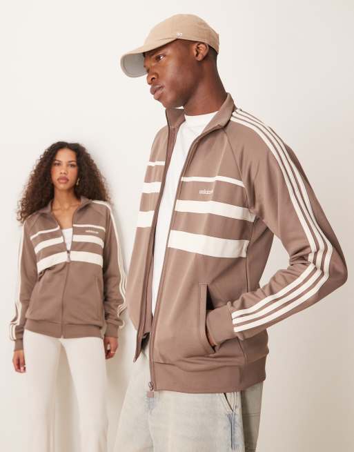 adidas Originals – The First – Brązowa bluza sportowa
