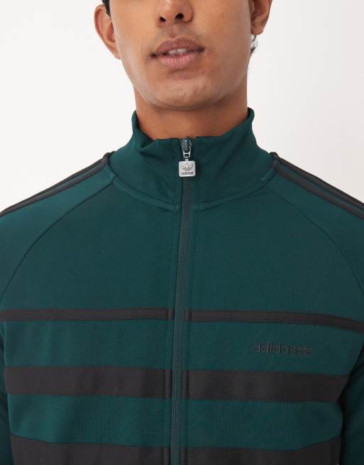 Track Jacket Felpa Adidas Verde Chiaro Adidas Originals The First
