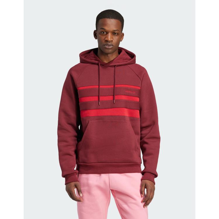 adidas Originals 'The First' hoodie in burgundy ASOS