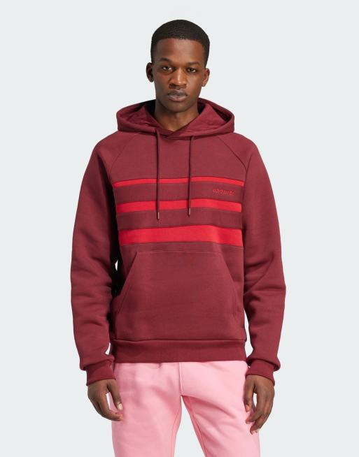 adidas Originals The First hoodie in burgundy