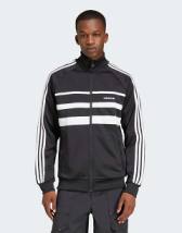 adidas Originals Waffle basketball track top in black | ASOS adidas Originals Waffle basketball track top in black | ASOS