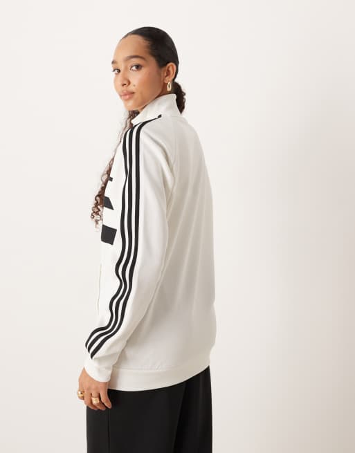 adidas Originals – The First – Trainingsjacke in Weiß und Schwarz, 2 von 4