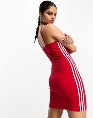 Adidas 3 stripe bodycon dress hotsell