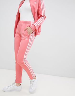 pink adidas trousers