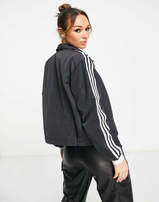 Adidas three best sale stripe jacket