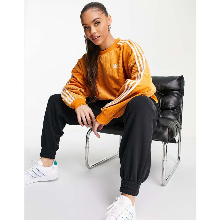 Adidas sales cord sweatshirt