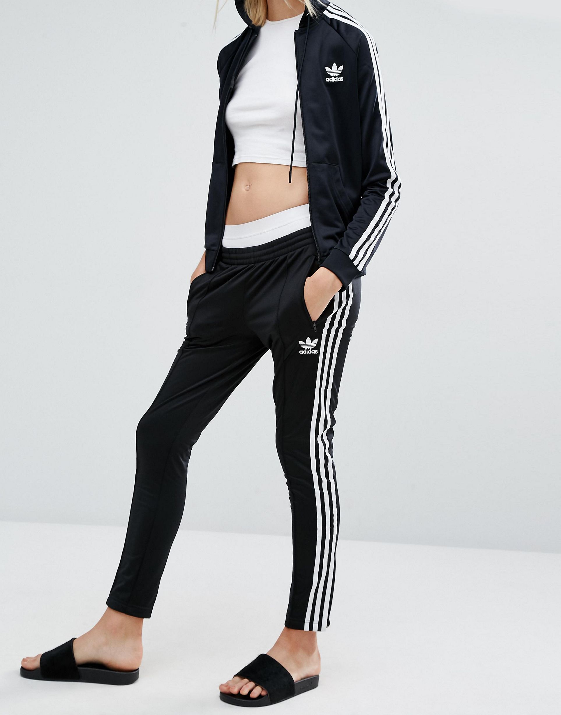 Adidas Originals 3 Stripe Sweat Pants ASOS