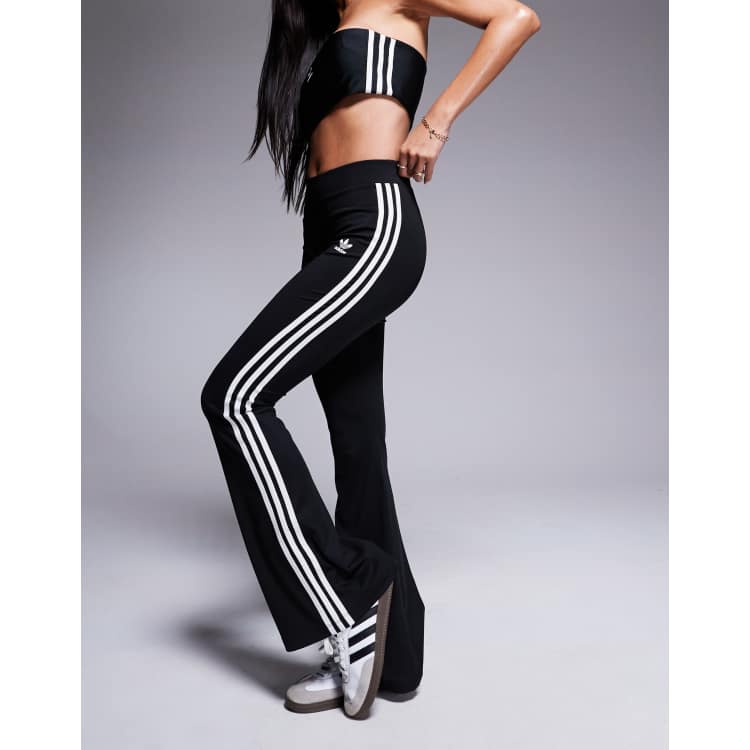 adidas Originals Adicolor Three Stripe Flared Pants In Black, $48, Asos