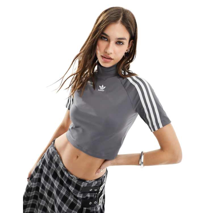 Adidas roll store neck top