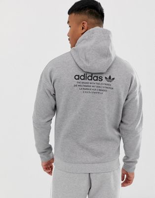 the brand with the three stripes hoodie