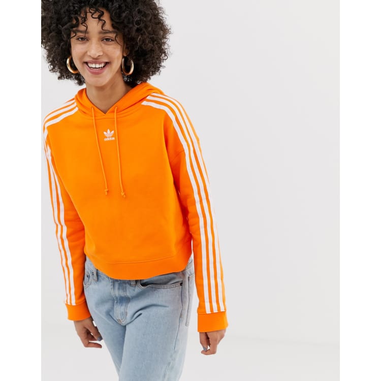 Pull a capuche orange femme hot sale