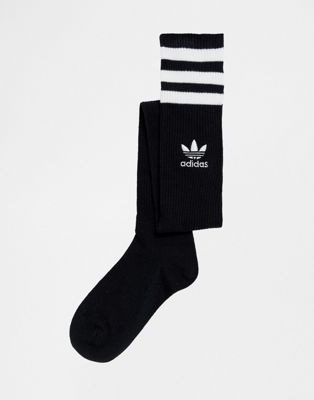 adidas originals 3 stripe knee high socks