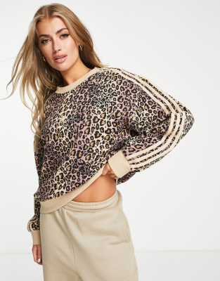 adidas animal print sweatshirt