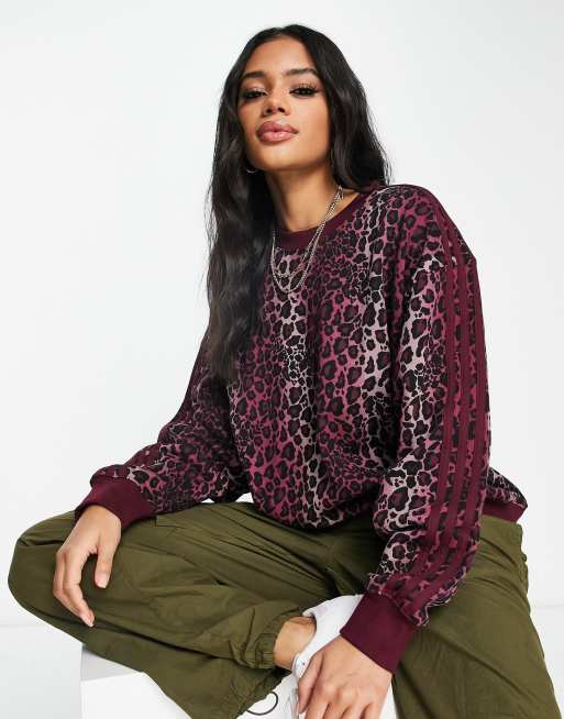 Adidas animal print discount jumper