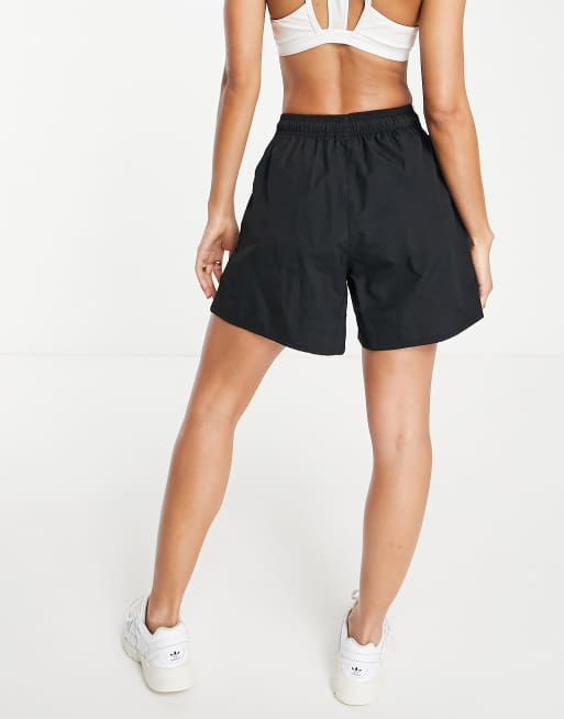 adidas Originals three stripe oversized shorts in black | ASOS