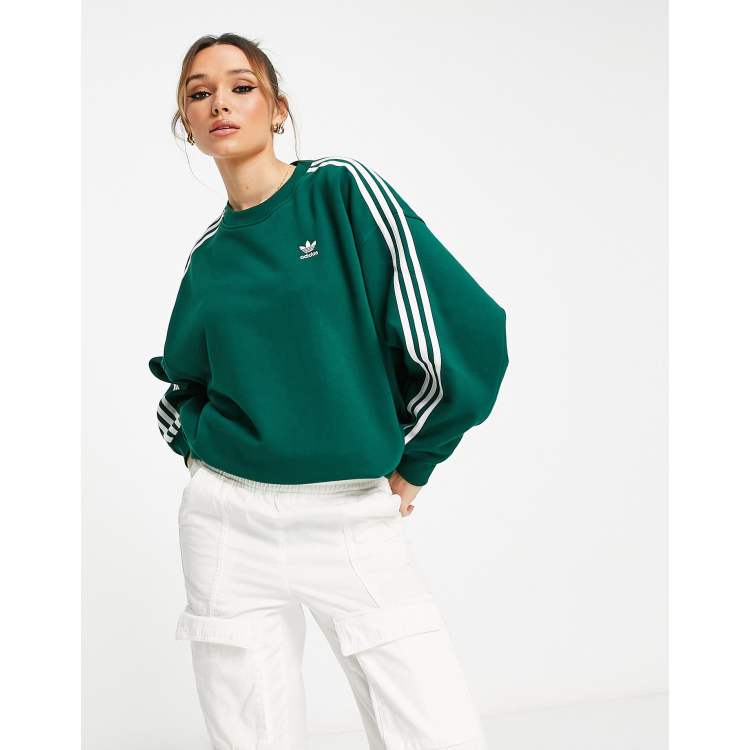 adidas Originals Essentials sweatshirt in dark green