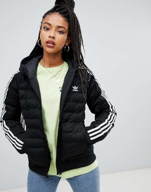 Adidas originals three stripe jacket hotsell