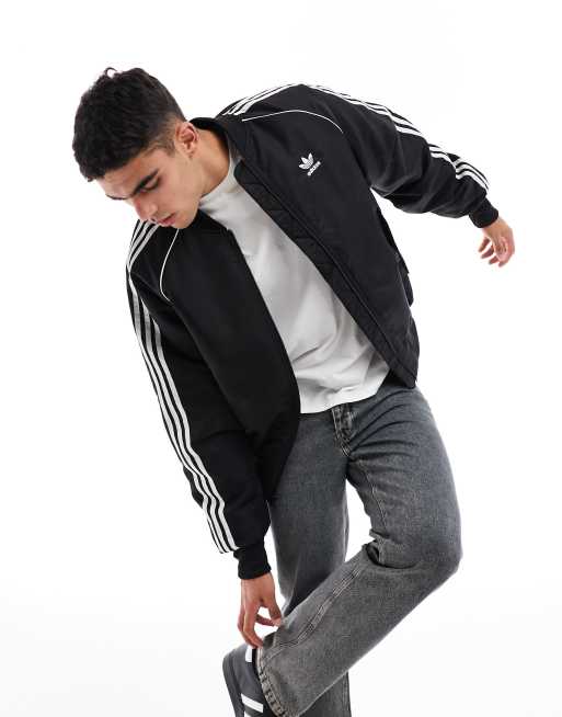 Black bomber discount jacket adidas