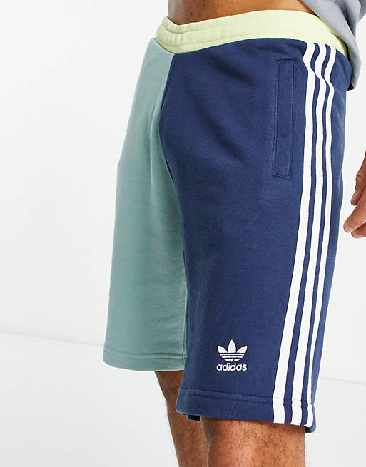adidas Originals three shorts in blocked | ASOS