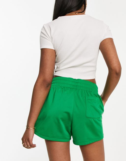 adidas Originals three stripe shorts in green ASOS