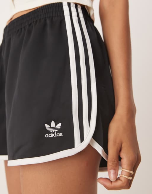 adidas Originals - Short de course à 3 bandes - Noir