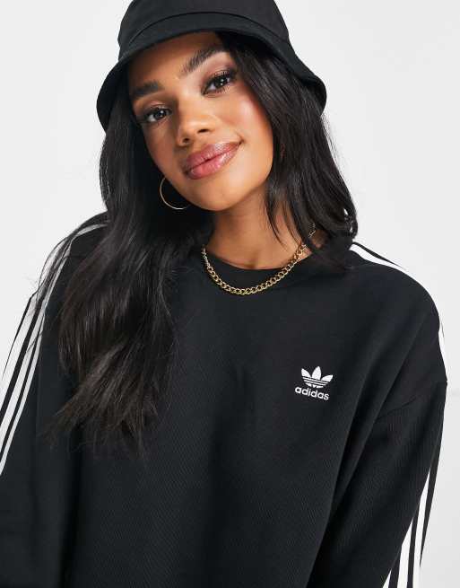 Adidas three outlet stripes sweater