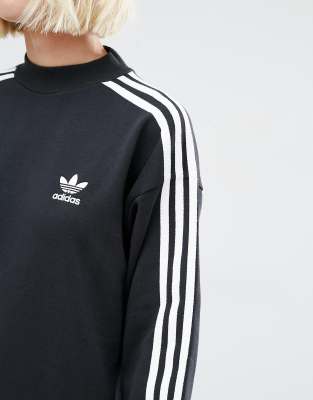 adidas originals three stripe sweatshirt dress