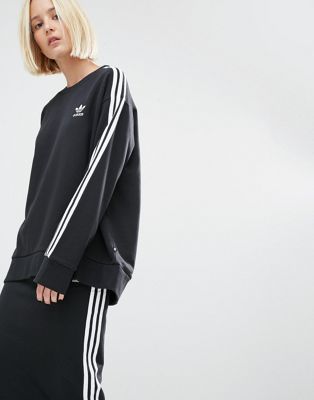 adidas Originals Three Stripe Sweatshirt | ASOS